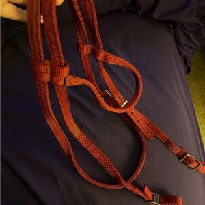 Nylon Red Headstall